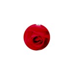 Very Red Rose  1  Mini Button