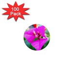 Trangle Flower  1  Mini Button (100 pack) 