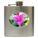 Trangle Flower  Hip Flask (6 oz)
