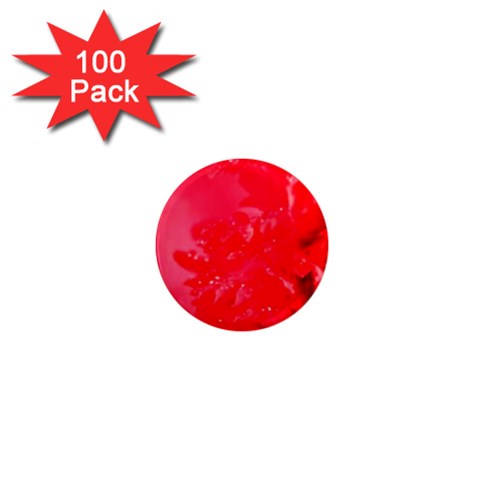 The Red Flower 5  1  Mini Magnet (100 pack)  from UrbanLoad.com Front