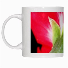The Red Flower 2  White Mug from UrbanLoad.com Left