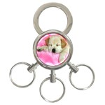 Puppy 3-Ring Key Chain