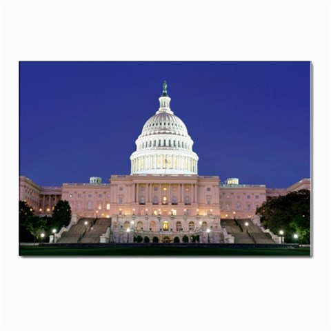 US Capitol Building(Washington DC) Postcard 4 x 6 (Pkg of 10) from UrbanLoad.com Front