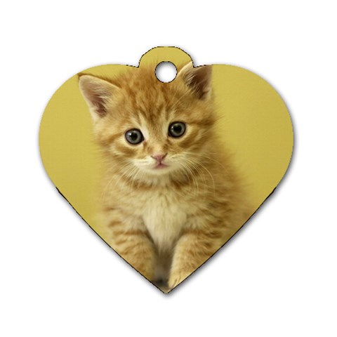 Cat Tag Heart (One Side) from UrbanLoad.com Front