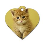 Cat Tag Heart (One Side)