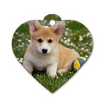 Dog Tag Heart (One Side)