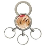 Puppy 3-Ring Key Chain