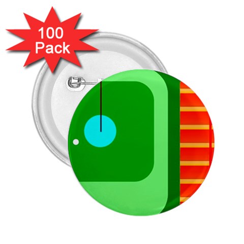 Golfers Dream 2.25  Button (100 pack) from UrbanLoad.com Front