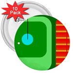 Golfers Dream 3  Button (10 pack)