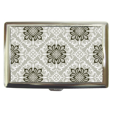 black and white square bkgd Cigarette Money Case from UrbanLoad.com Front