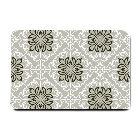 black and white square bkgd Small Doormat from UrbanLoad.com 24 x16  Door Mat