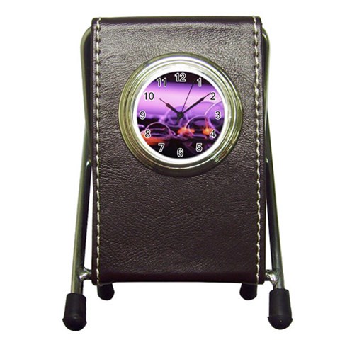 Pen Holder Desk Clock from UrbanLoad.com Front