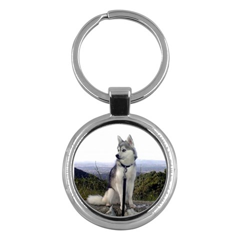 Alaskan Klee Kai Key Chain (Round) from UrbanLoad.com Front