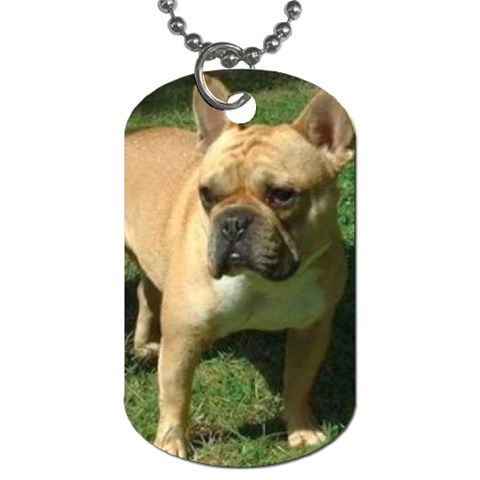 French Bulldog Dog Tag (One Side) from UrbanLoad.com Front