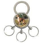 Italian Greyhound 3-Ring Key Chain