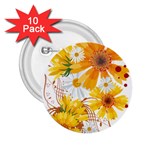 yellow_flower 2.25  Button (10 pack)