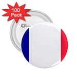 French Flag 2.25  Button (100 pack)