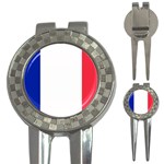 French Flag 3-in-1 Golf Divot