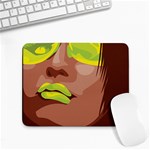 lemon lips Small Mousepad