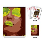 lemon lips Playing Cards Single Design