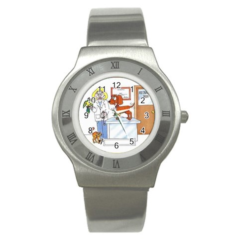 Veterinarian Stainless Steel Watch from UrbanLoad.com Front