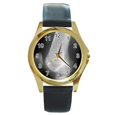 xray Round Gold Metal Watch from UrbanLoad.com Front