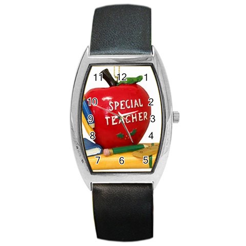 Teacher Barrel Style Metal Watch from UrbanLoad.com Front