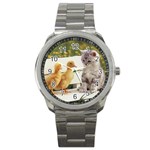 Kitty & Friends Sport Metal Watch