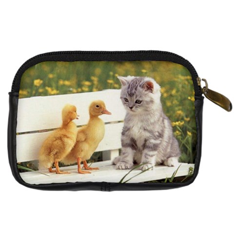 Kitty & Friends Digital Camera Leather Case from UrbanLoad.com Back