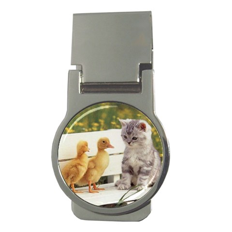 Kitty & Friends Money Clip (Round) from UrbanLoad.com Front