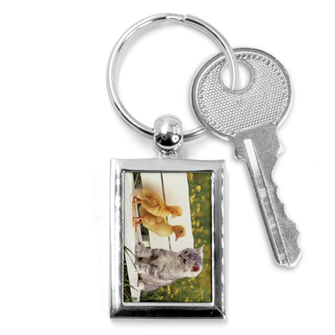 Kitty & Friends Key Chain (Rectangle) from UrbanLoad.com Front