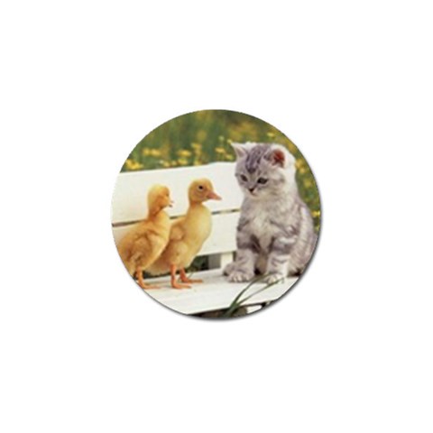 Kitty & Friends Golf Ball Marker from UrbanLoad.com Front
