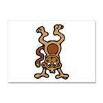 Monkey Sticker A4 (10 pack)