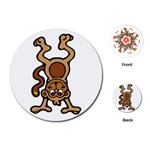 Monkey Playing Cards (Round)