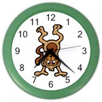 Monkey Color Wall Clock