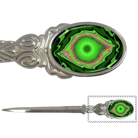 GREEN EYE PASSION Letter Opener from UrbanLoad.com Front