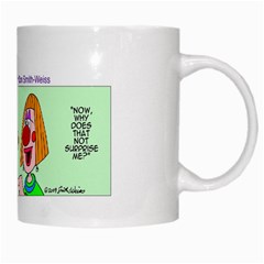 Getaway clown car White Mug from UrbanLoad.com Right