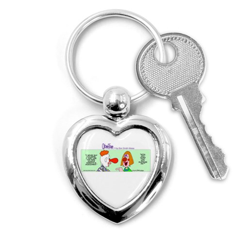 Getaway clown car Key Chain (Heart) from UrbanLoad.com Front