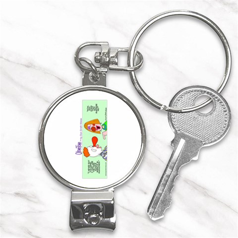 Getaway clown car Nail Clippers Key Chain from UrbanLoad.com Front