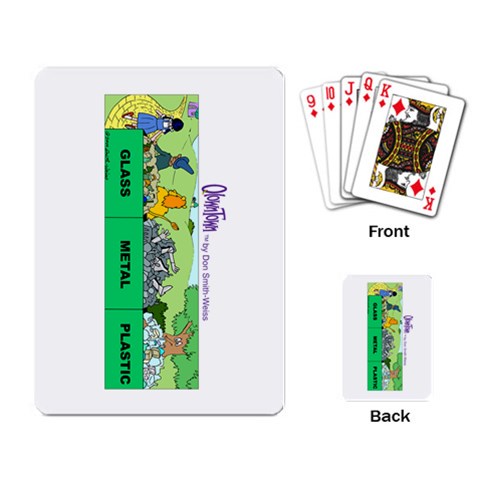 Getaway clown car Playing Cards Single Design from UrbanLoad.com Back