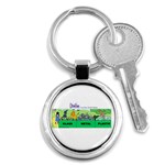 Getaway clown car Key Chain (Round)