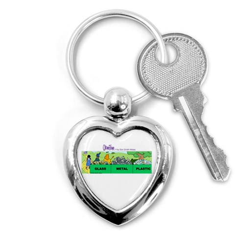 Getaway clown car Key Chain (Heart) from UrbanLoad.com Front