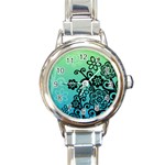 FlowerTree Round Italian Charm Watch