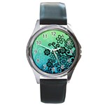 FlowerTree Round Metal Watch