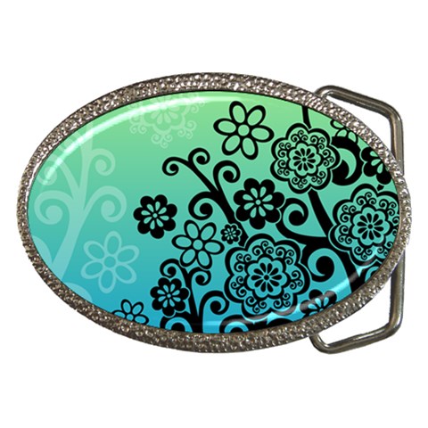 FlowerTree Belt Buckle from UrbanLoad.com Front