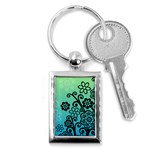 FlowerTree Key Chain (Rectangle)