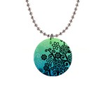 FlowerTree 1  Button Necklace