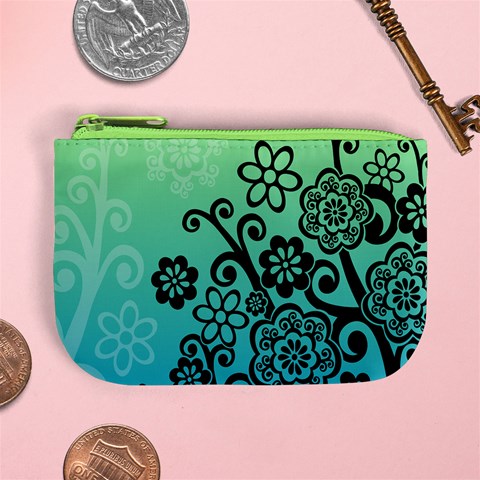 FlowerTree Mini Coin Purse from UrbanLoad.com Front