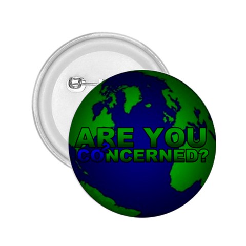 Global Warming 2.25  Button from UrbanLoad.com Front