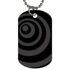Pitbull circle back ground Dog Tag (Two Sides) from UrbanLoad.com Back
